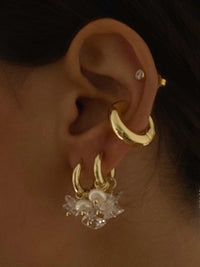 Amalfi Ear Cuff- Gold View 7