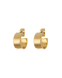 Gaia Hoops- Gold View 1