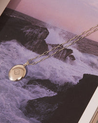Diamond Pendant Necklace- Silver view 2
