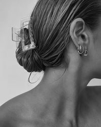 Baby Margot Hoops- Silver View 3