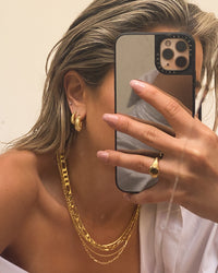 Chandon Multi Chain Charm Necklace- Gold View 7