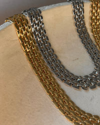 Celine Chain Link Necklace- Silver View 3