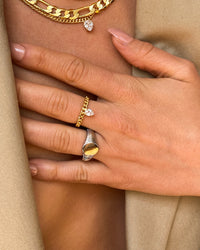Bianca Stone Ring- Silver View 5