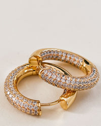The Reversible Amalfi Hoops- Gold View 3