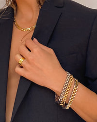 Timepiece Bracelet- Gold View 6
