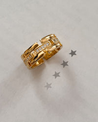 The Rossi Cigar Ring- Gold View 2