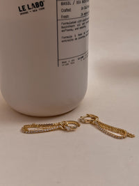 The Rossi Chain Huggies- Silver View 4