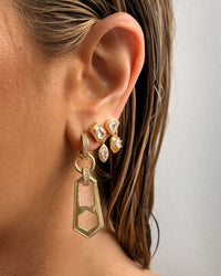 Stellar Bezel Studs Set- Silver View 5