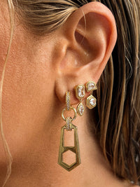 Stellar Bezel Studs Set- Silver View 6
