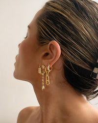 Pave Thorn Huggies- Gold View 13