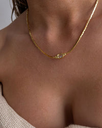 The Camille Chain Necklace- Silver View 3