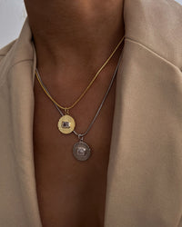 Le Signe Pendant Necklace- Silver View 4