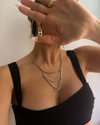Colette Shaker Statement Necklace- Gold View 9
