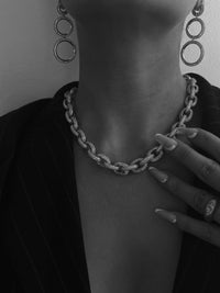 Triple Pave Hoops- Silver View 4