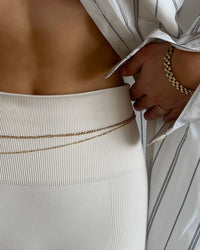 The Suganami Belly Chain Set- Gold View 3