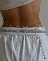 The Violante Belly Chain- Gold View 6