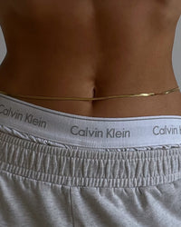 The Mercer Belly Chain- Gold View 7
