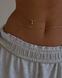 Sunrise on South Beach Belly Chain Set- Gold View 2