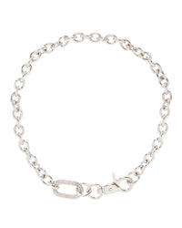 Isla Statement Necklace- Silver View 1