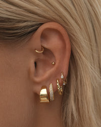 Baby Margot Hoops- Gold View 2