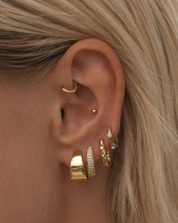 Baby Margot Hoops- Gold view 2