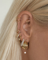 Baby Rosetta Hoops- Gold View 3
