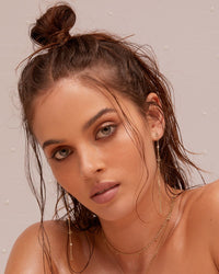 Marrakech Drop Studs- Silver View 3