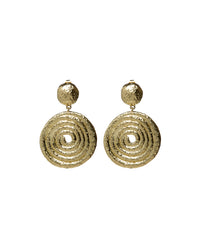 Kosmos Earrings- Gold View 1