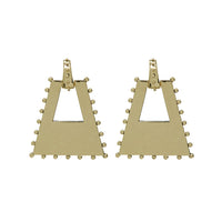 Zeppelin Statement Hoops- Gold View 1