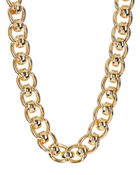 The Lola Oversized Chain Necklace- Gold View 1