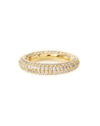 Pave Amalfi Ring- Gold