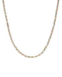 Baguette Eternity Necklace- Gold