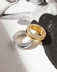 Double Amalfi Ring- Gold View 3