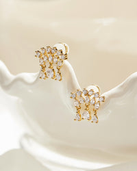Colette Shaker Studs- Silver View 2