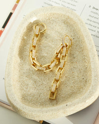 Jagger Chain Double Hoops- Gold View 3