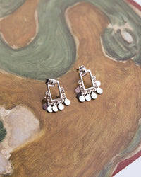 Square Shaker Studs- Silver View 3