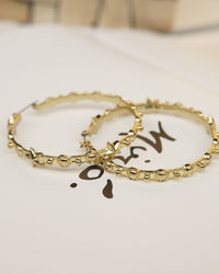 Starlight Charm Hoops- Gold View 3