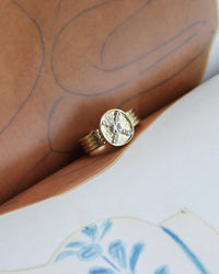 Pave Polaris Ring- Gold view 2