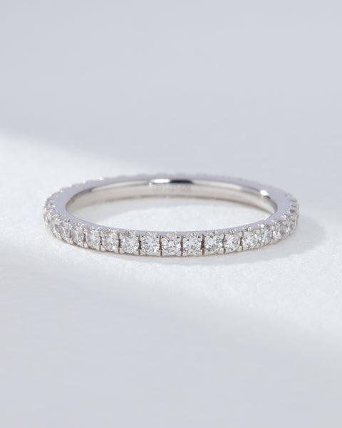 LuvAj Hex Pave Disc Ring - Gold main image 1