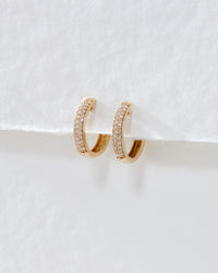 The Super Shimmer Diamond Hoops (16.5mm) View 1