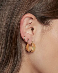 Positano Hoops- Gold View 4