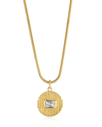 Le Signe Pendant Necklace- Gold