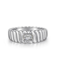 Le Signe Statement Ring- Silver View 1