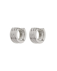 Lou Huggies (12mm)- Silver View 1