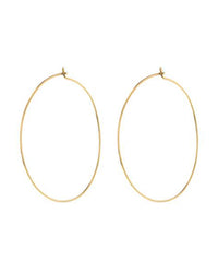 Capri Wire Hoops - Gold