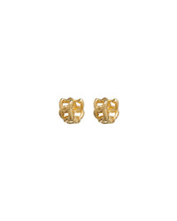 Baby Curb Link Huggies- Gold View 1