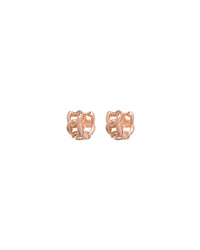 Baby Curb Link Huggies- Rose Gold View 1