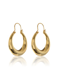 Martina Tube Hoops- Gold View 1