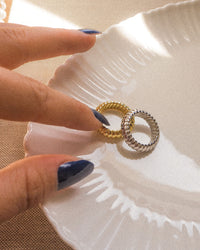 Snake Chain Ring- Silver view 2