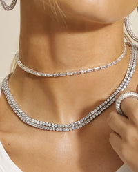 Ballier Necklace- Silver view 2